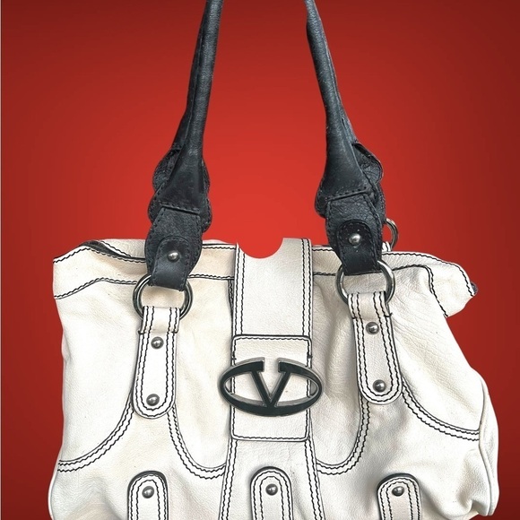 Valentino Handbags - Beige and Black Valentino